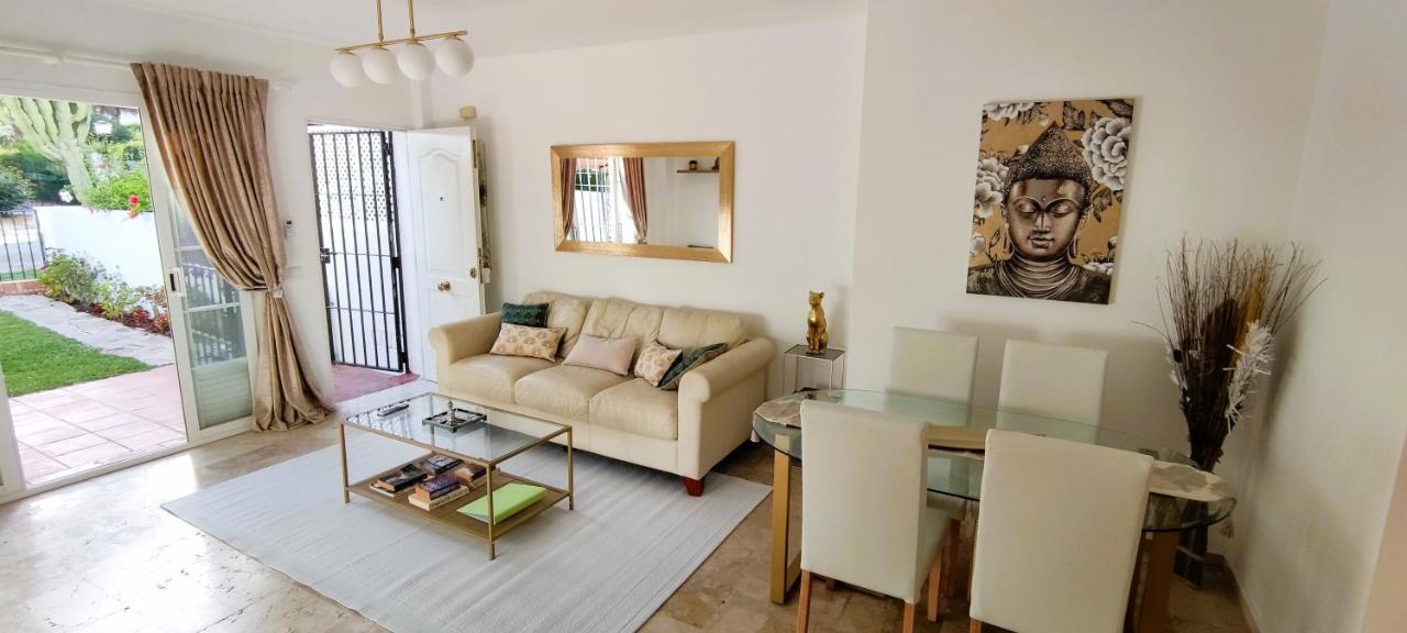 Apartamento Con Jardin Y Piscina En Playa Estepona Esterno foto